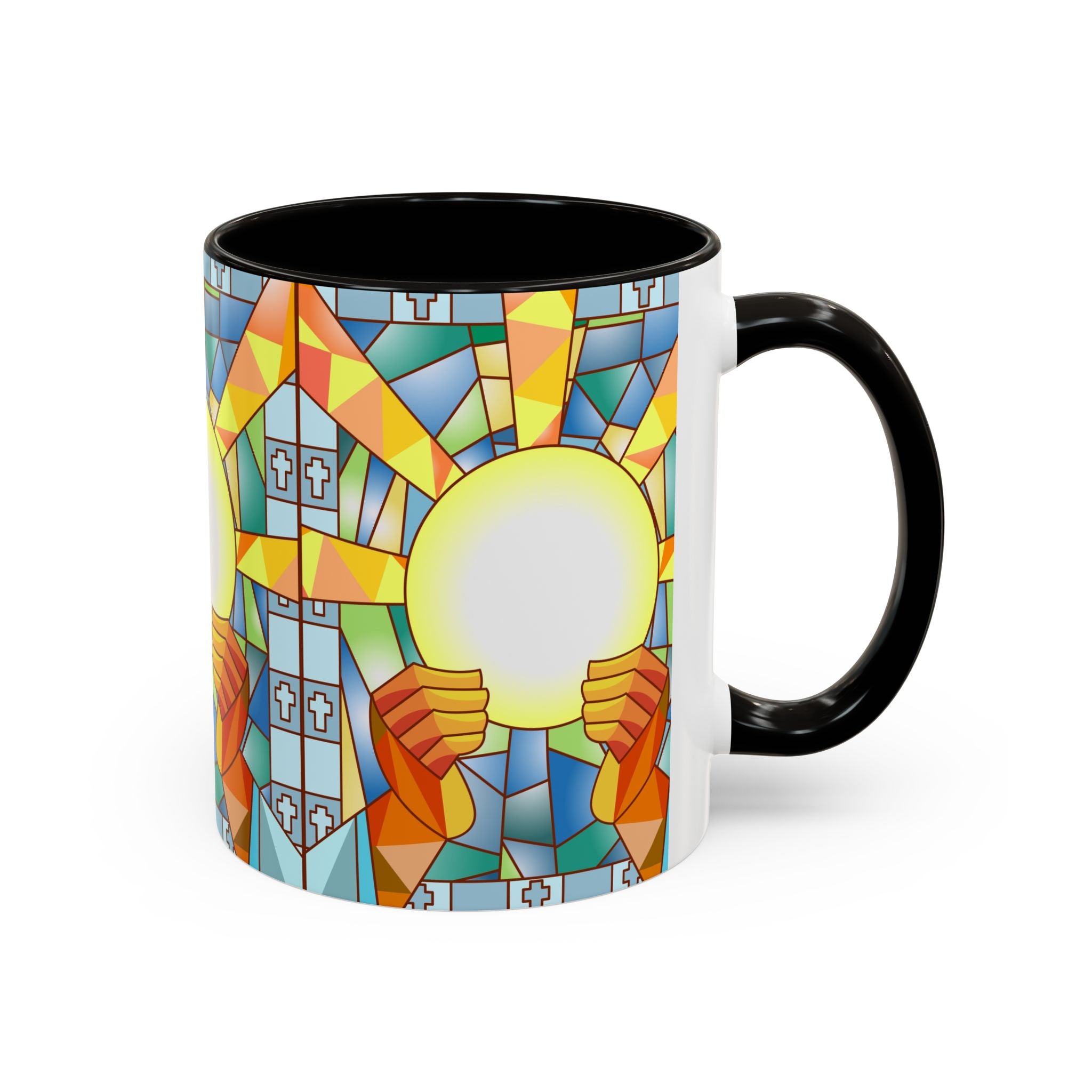Stained Glass Eucharist Chalice Mug | Church Communion Ceramic Mug