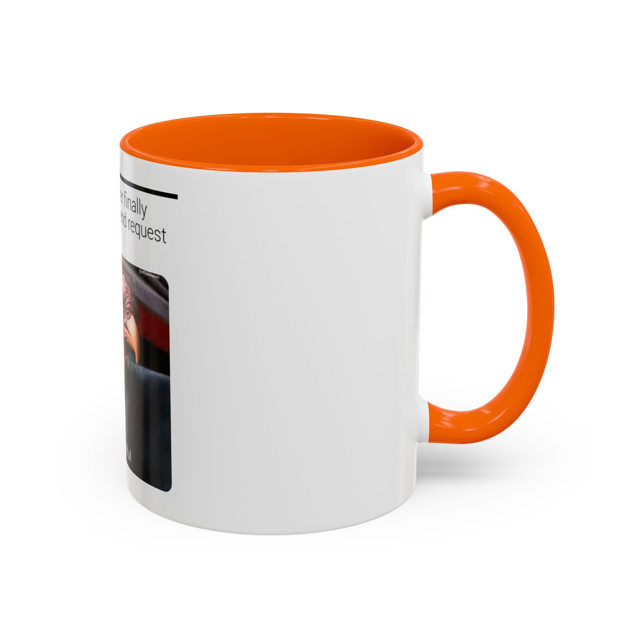 Hey Beautiful Turkey Meme Mug | Accent Coffee Mug 11oz 15oz