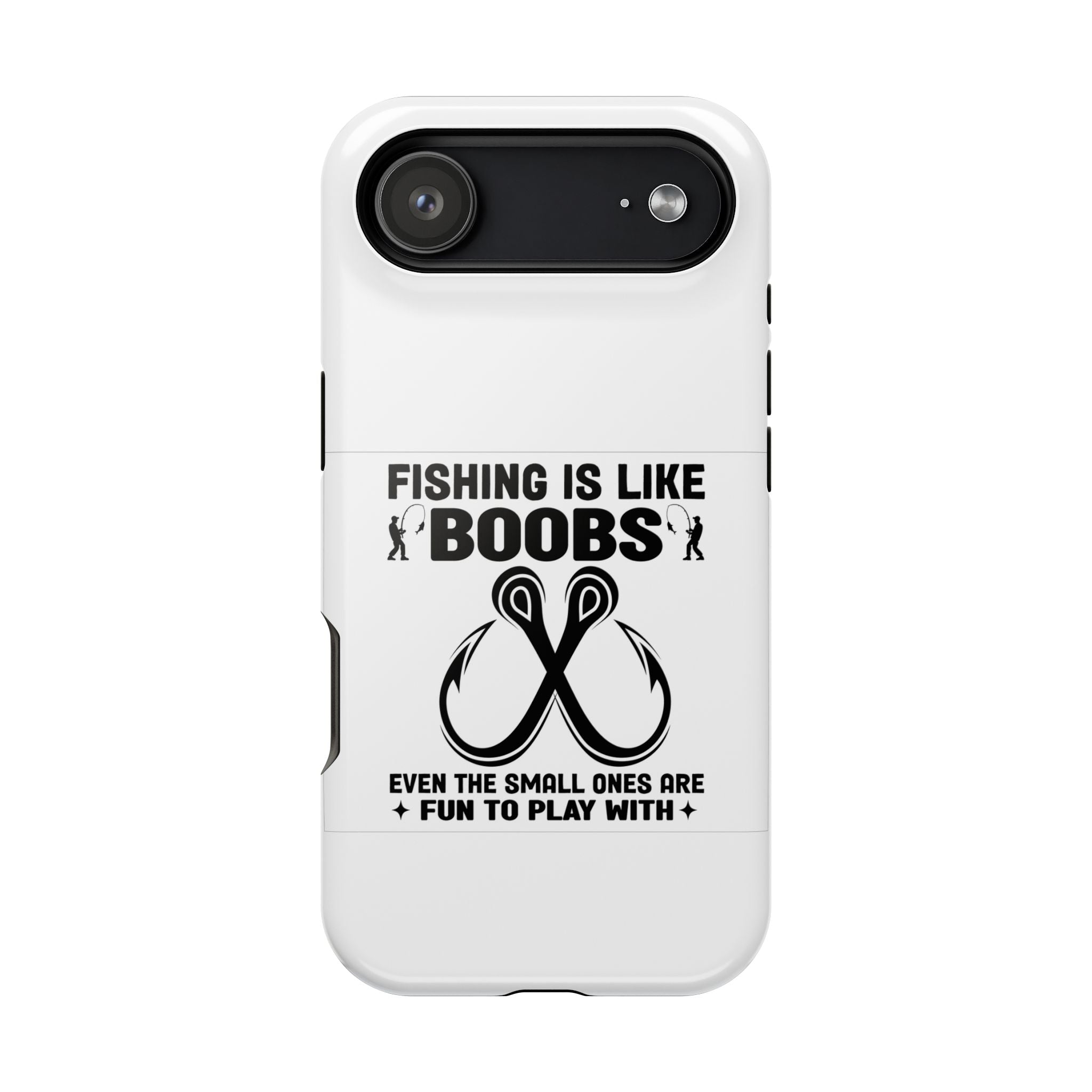 Fishing Is Like Boobs phone case | Impact-Resistant Case