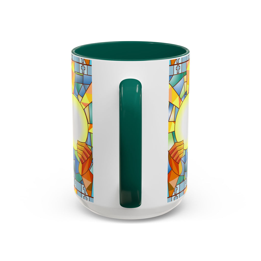 Stained Glass Eucharist Chalice Mug | Church Communion Ceramic Mug