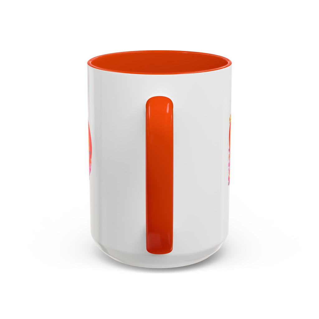 Retro Peace Flower Power Mug | Colorful 70s Hippie Design