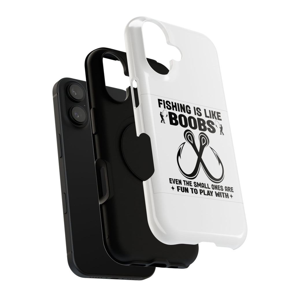 Fishing Is Like Boobs phone case | Impact-Resistant Case