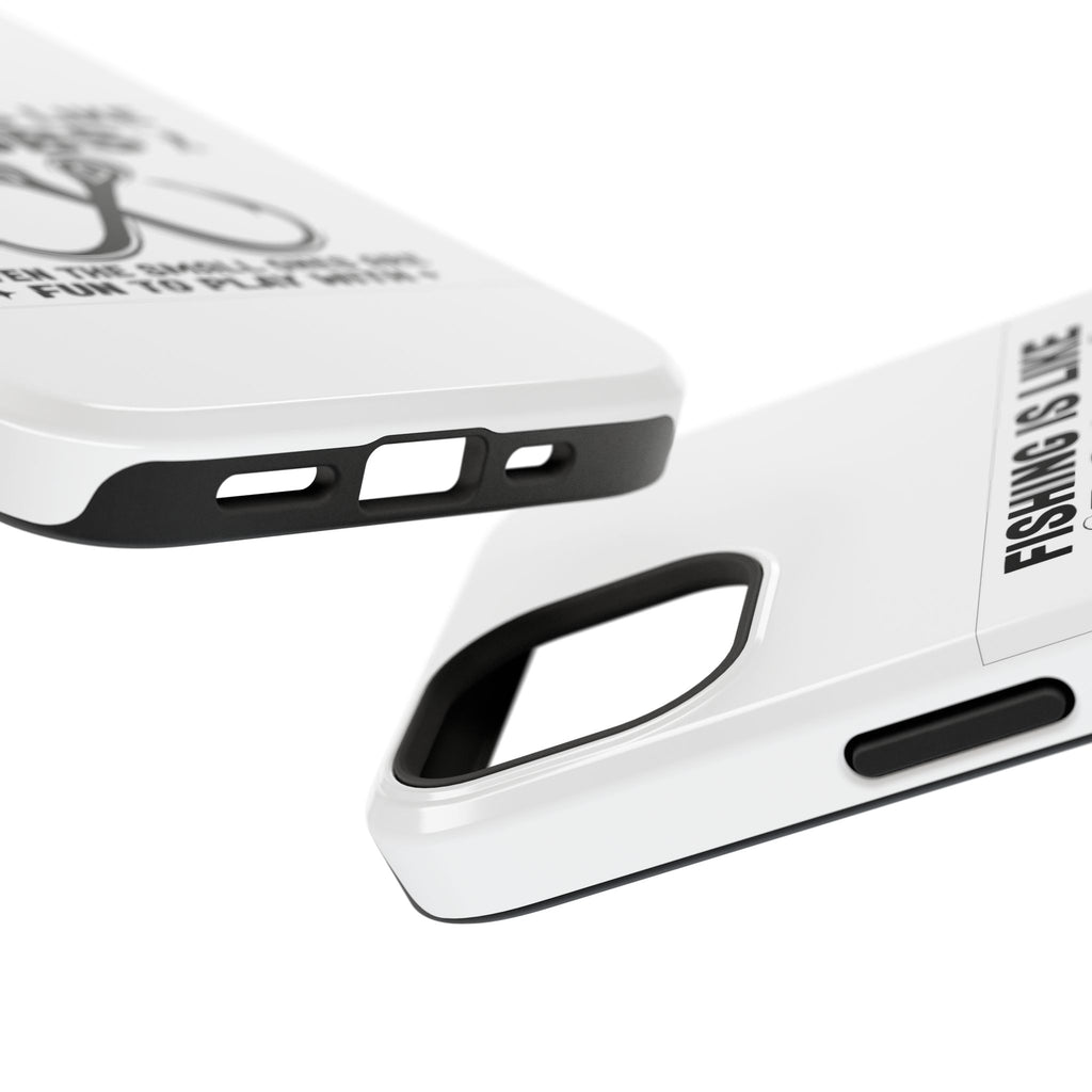 Fishing Is Like Boobs phone case | Impact-Resistant Case