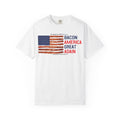Bacon America Great Again T-shirt | American Flag Bacon Design