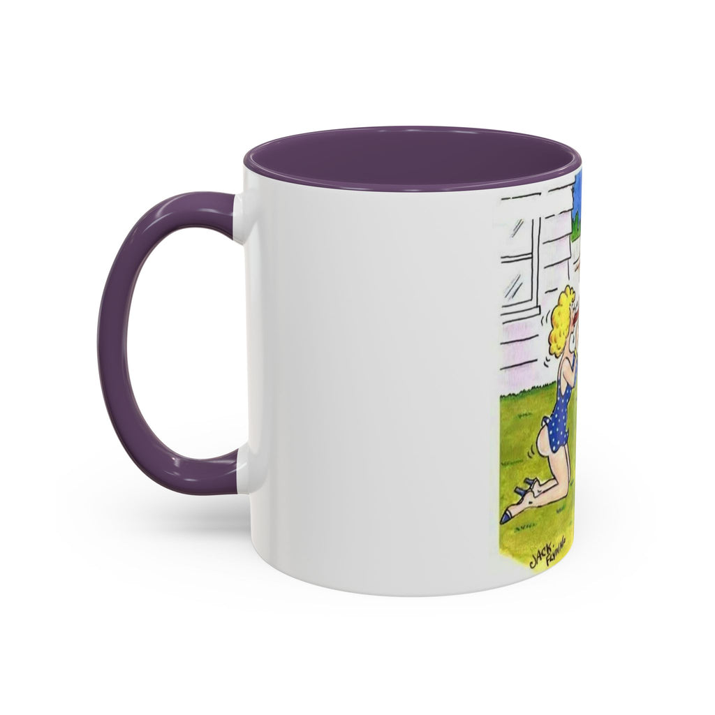 Backyard BBQ Cartoon mug | Accent Coffee Mug 11oz 15oz