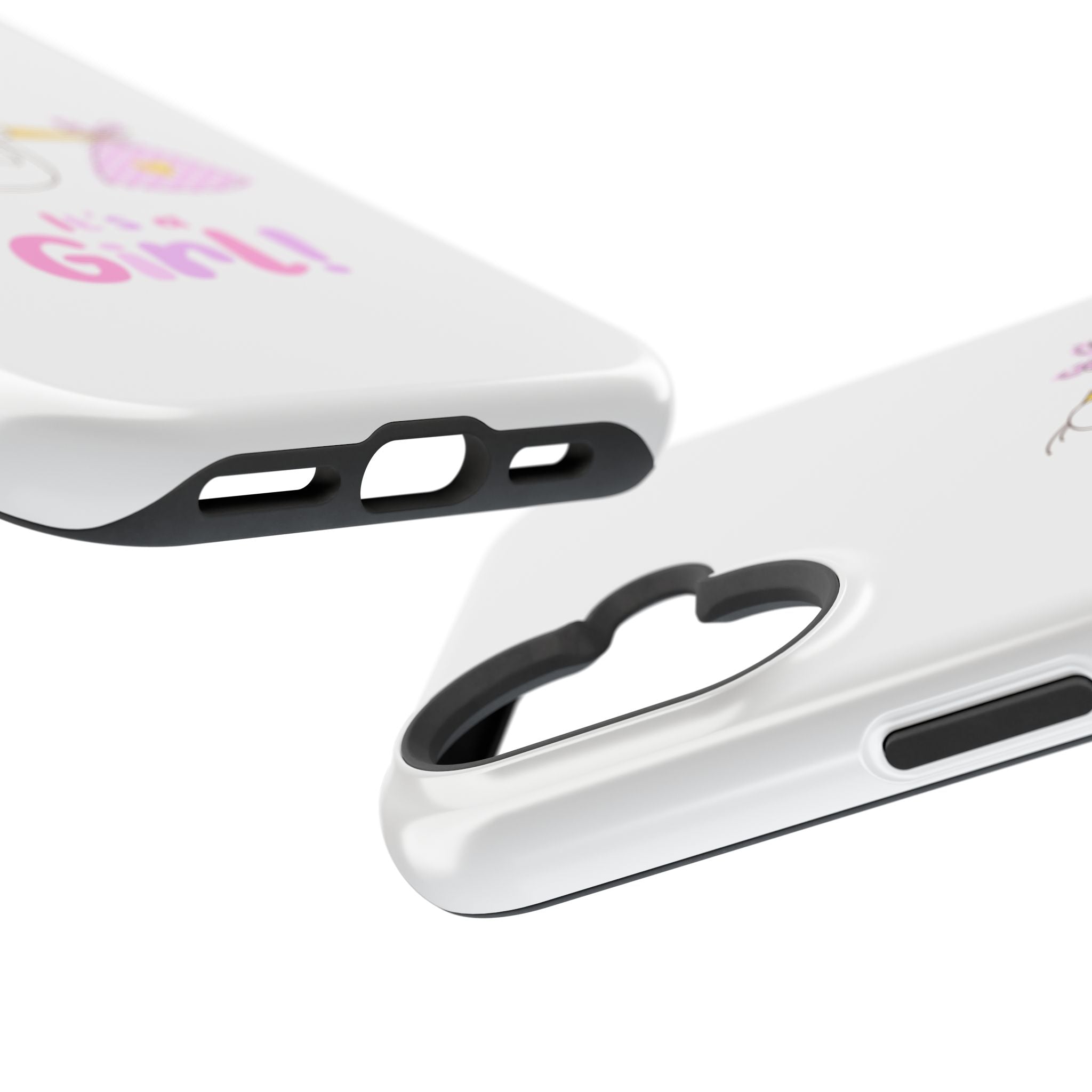 Phone Case - "It's a Girl!" Stork Baby Announcement Impact-Resistant Case