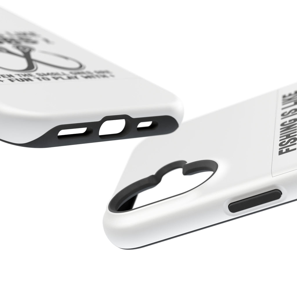 Fishing Is Like Boobs phone case | Impact-Resistant Case