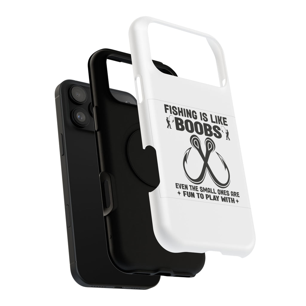 Fishing Is Like Boobs phone case | Impact-Resistant Case