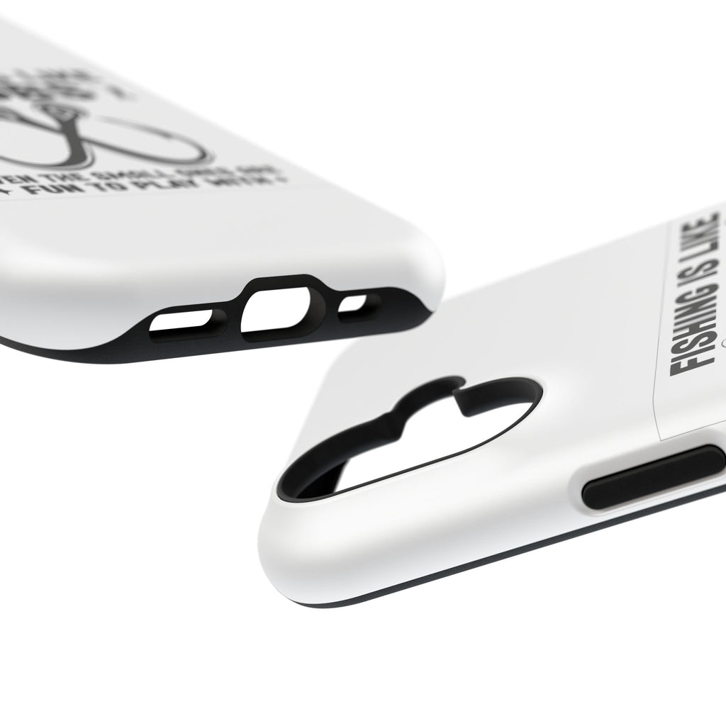 Fishing Is Like Boobs phone case | Impact-Resistant Case