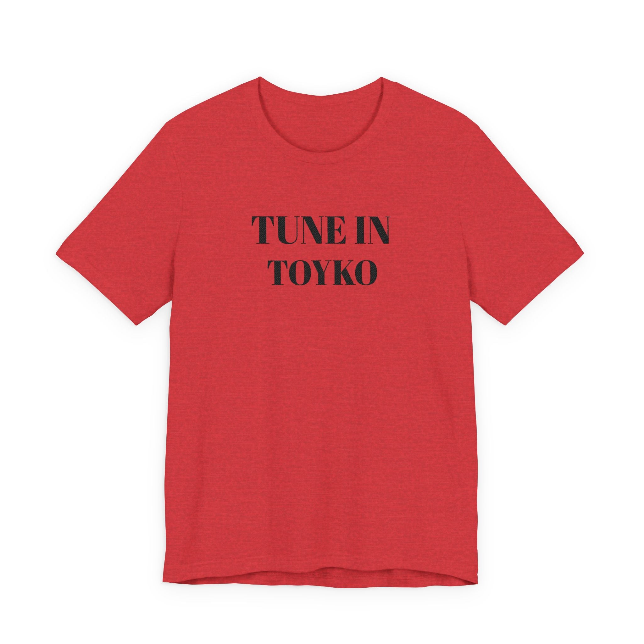 Tune In Toyko Tee | Text Graphic Shirt, Minimalist Stencil Typography