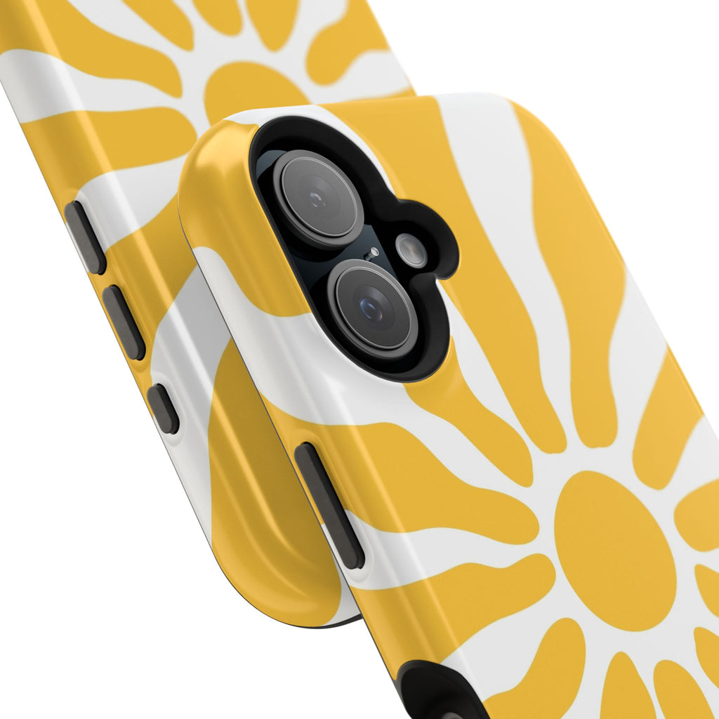 Retro Sunburst iPhone Case | Impact-Resistant Phone Case