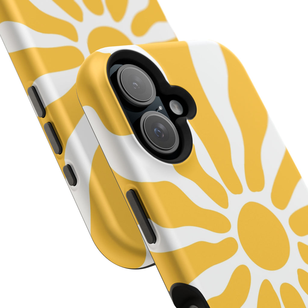 Retro Sunburst iPhone Case | Impact-Resistant Phone Case