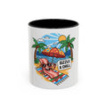 Sizzle & Chill Bacon Sunbathing Cartoon Accent Coffee Mug | 11oz or 15oz