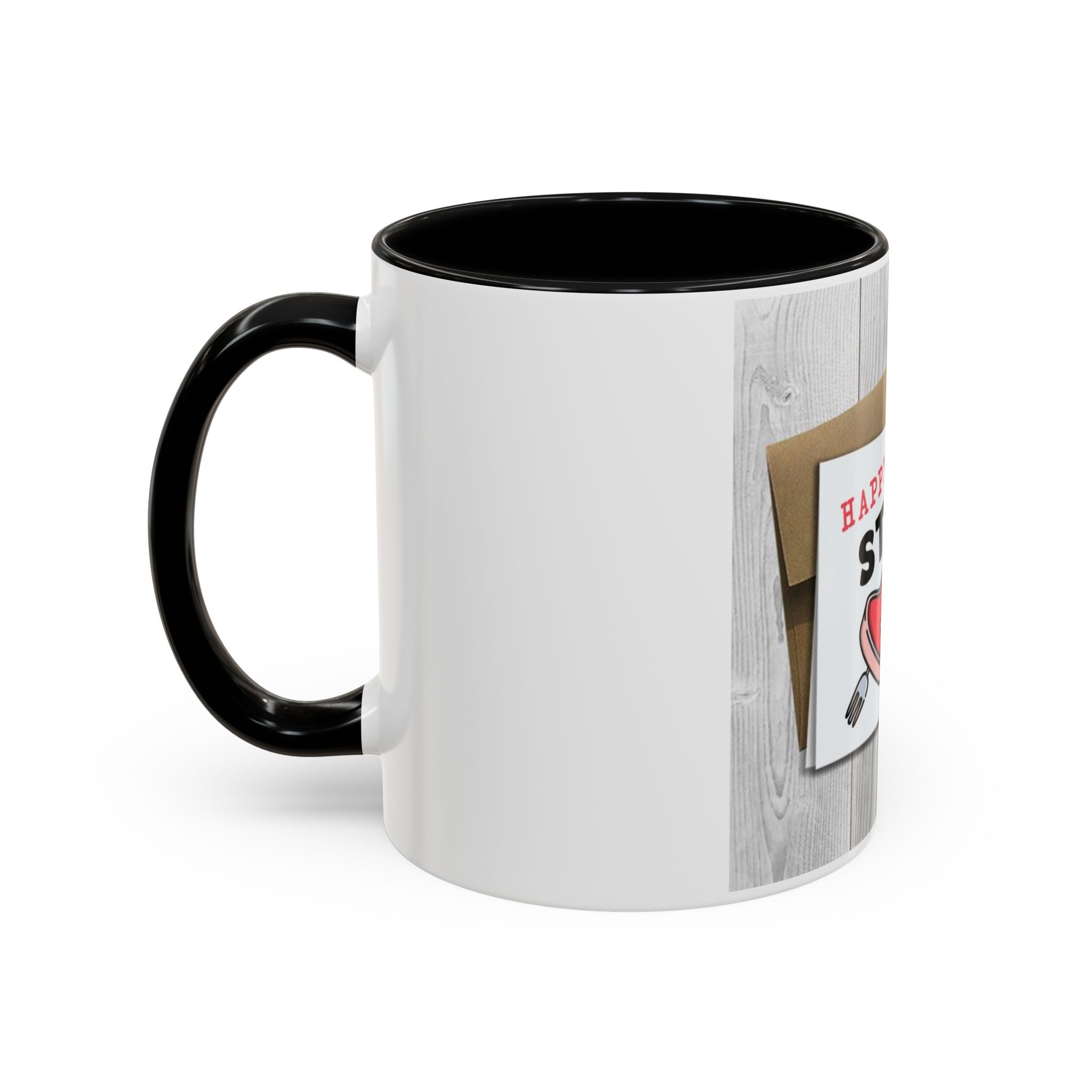Happy Steak & BJ Day Mug | Novelty Coffee Mug, Humorous Holiday Design