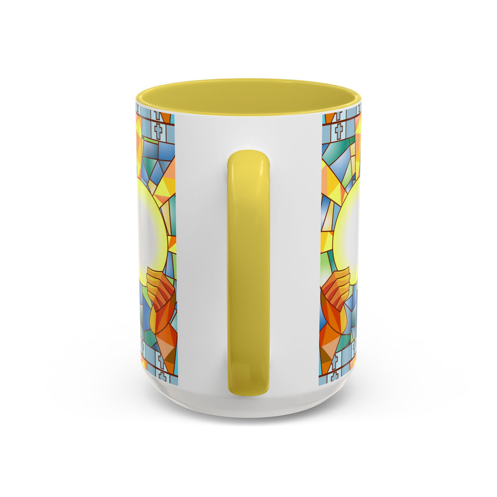 Stained Glass Eucharist Chalice Mug | Church Communion Ceramic Mug