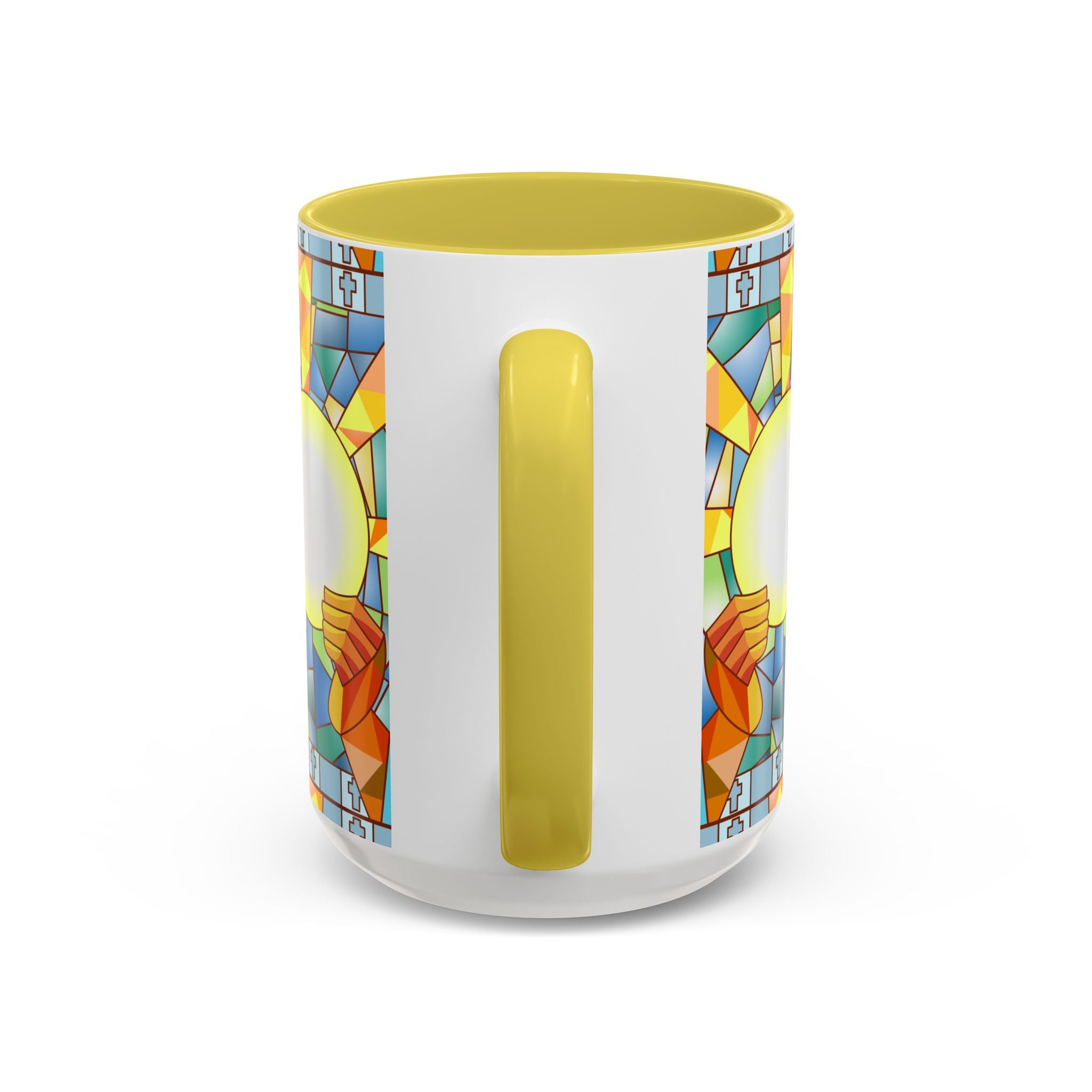 Stained Glass Eucharist Chalice Mug | Church Communion Ceramic Mug