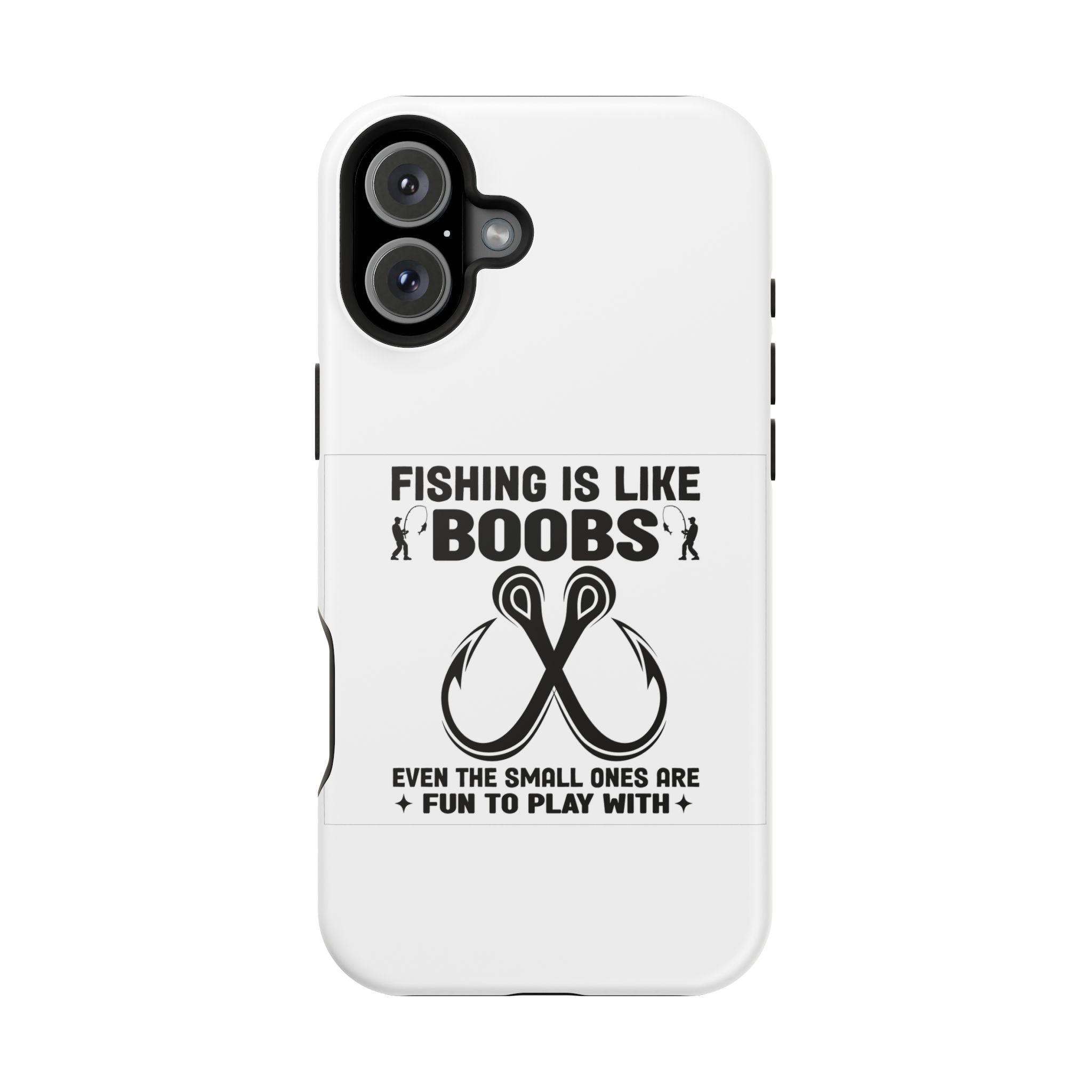 Fishing Is Like Boobs phone case | Impact-Resistant Case