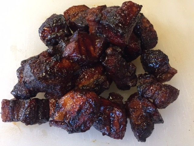 Smoked Pork belly 3 ounce